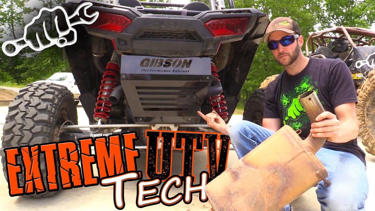 RZR 1000 Gibson Exhaust Install Extreme UTV Tech Ep2 YouTube