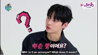 [ENG SUB] 180102 Wanna One's Amigo TV Preview - Hwang Minhyun by WNBSUBS