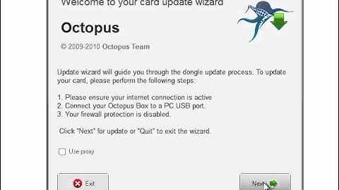 How to update OctopusBox firmware