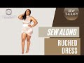 EASY DIY Ruched Dress Pt. II Purple Orchids Collections