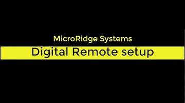 MobileCollect Digital Remote Setup