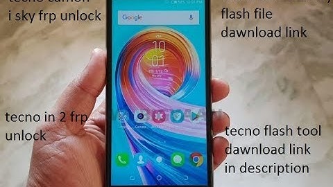 Tecno in2 frp unlock tecno camon i sky frp unlock ver 8.1