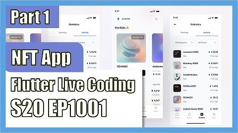 [Flutter] Flutter Live Coding EP1001 (NFT Marketplace App Part 1)
