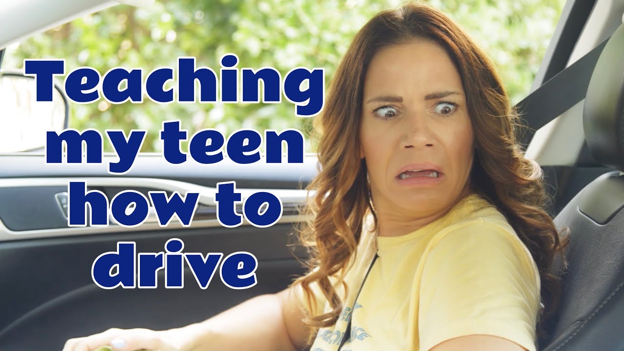 Teaching my teen how to drive - YouTube