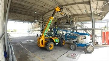 Safe Tanker Access.  Carbis Loadtec Vertically Elevating Platform (VELP) Installation