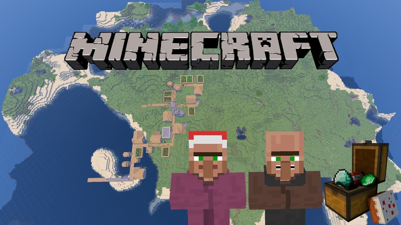 Minecraft 1 12 Seed Pc Survival Island With Huge Blacksmith Village Youtube
