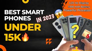 Top.5 Best Smart Phones Under 15k? 5G IN 2023  || 6GB + 128GB Amazing Phones? viral smartphone