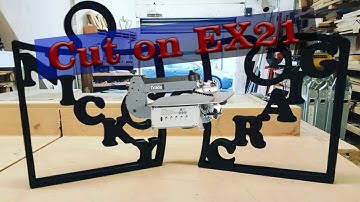 Cutting Name puzzle Pieces on a scroll saw