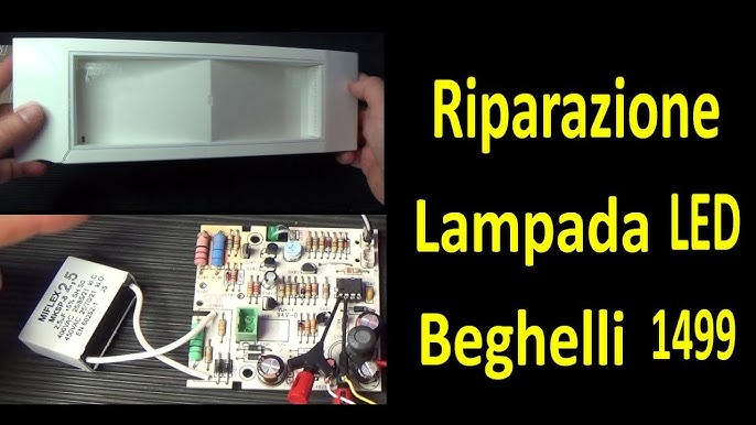 Lampada emergenza ricaricabile 18W LED Beghelli 8594 SE, 5 ore di  autonomia, IP42, Installabile a parete