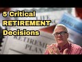Retiring After 60? Most People Miss These Critical 5 Areas