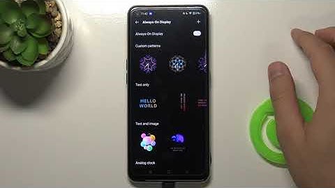 REALME GT – Enable / Use Always On Display Option