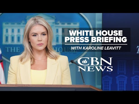LIVE White House Press Briefing With Karoline Leavitt CBN News