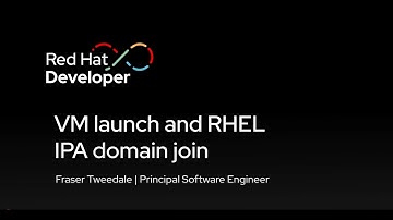 VM launch and RHEL IPA domain join