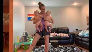 The Git Up Challenge || Young Twin Mom