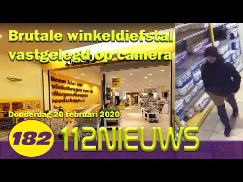 Brutale winkeldiefstal vastgelegd op camera