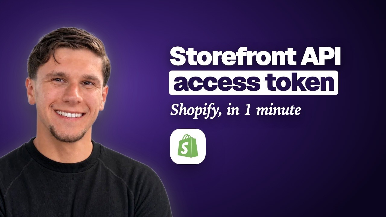 How to Get Shopify Storefront API Access Token (2026) - YouTube