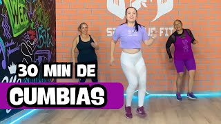 : 30 minutos de Cumbias | Baile para principiantes | Rutinas para bajar de peso r'apido