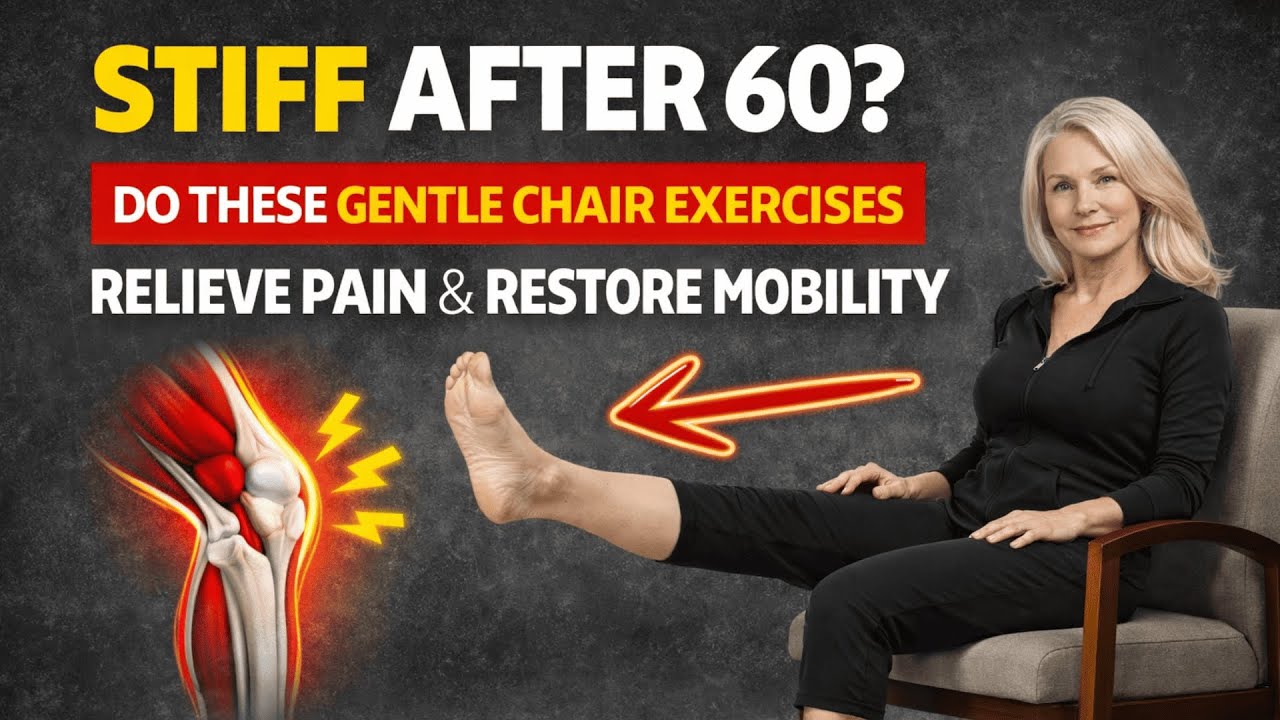 Stiff After 60? These Gentle Chair Exercises Relieve Pain & Restore Mobility FAST