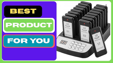 VEVOR Restaurant Pager System, Wireless 500m Long Range Lineup Waiting Queue Signal, Guest