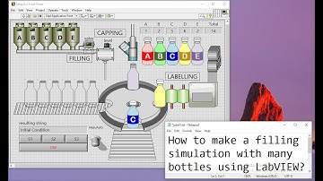 How to make a filling simulation with many bottles? (Stage-1)