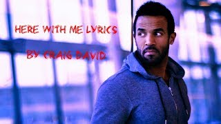 Watch Craig David Here With Me video