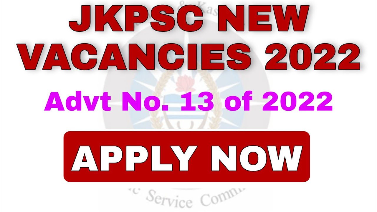 Jkpsc fresh job vacancy 2022 | Jkssb new vacancy 2022