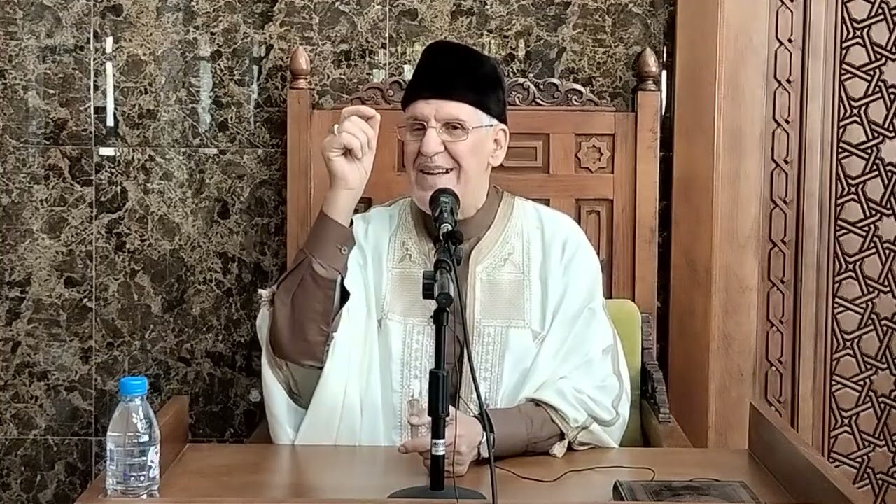 الشيخ محمد الهادي' الحسني الجزائري حفظه الله مسجد الرحمة الحمدانية ولاية المدية