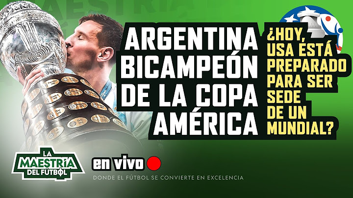 🔴EN VIVO 🟢 ARGENTINA BICAMPEÓN DE LA COPA AMÉRICA 🟢