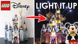 Lighting Up The LEGO Disney Castle | Testing Out A Light Kit