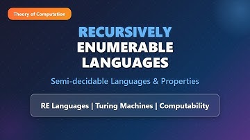 Recursively Enumerable Languages (RE): Theory of Computation Explained!