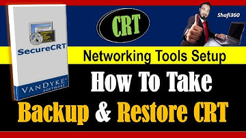 How To Backup and Restore Secure CRT 2023 || VanDyke SecureCRT session backup and restore
