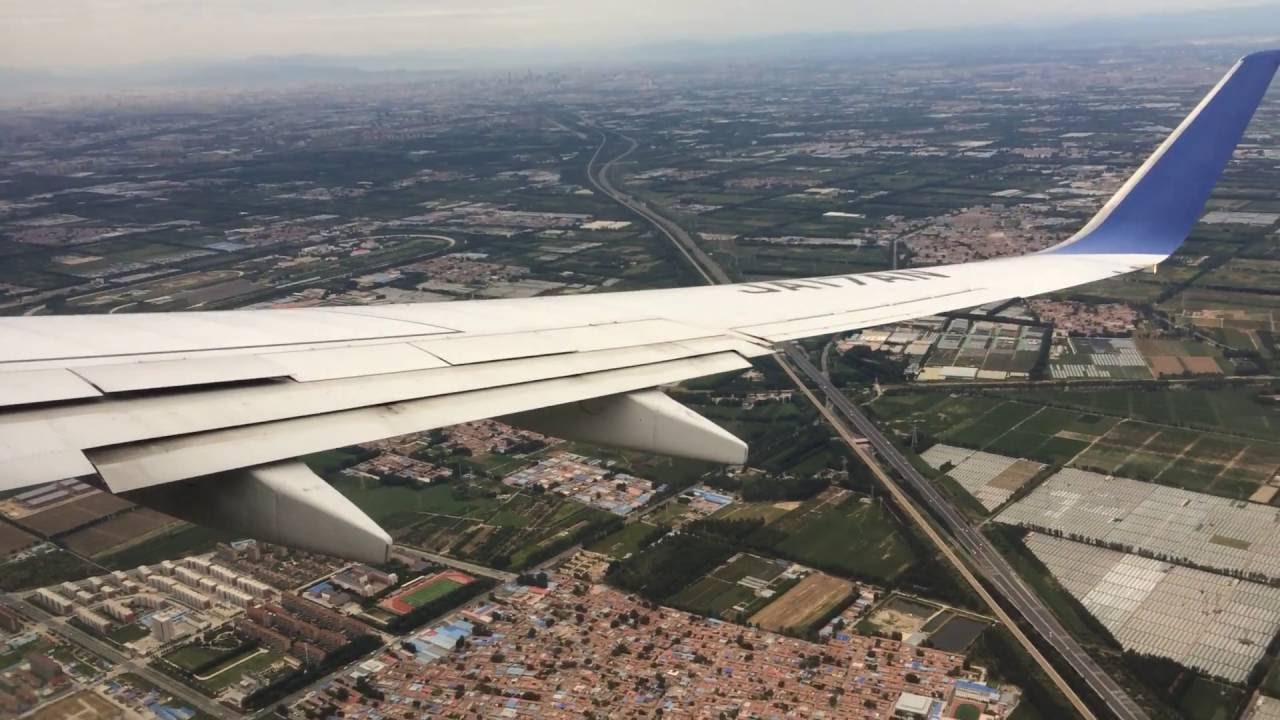 ANA BOEING 737-700 at PEK. LANDING! - YouTube