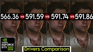 Nvidia Drivers V 566.36 Vs V 591.59 Vs V 591.74 Vs V 591.86 - Test In 6 Games - Gtx 1660 Super