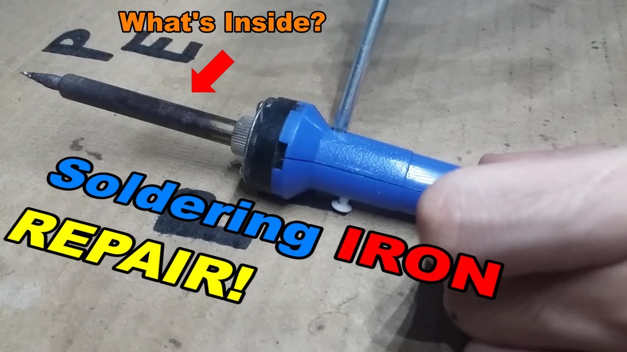 HOW TO FIX A SOLDERING IRON EASY What's inside a soldering iron