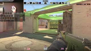 CS2 DM - Handcam + Keyboard Overlay Test
