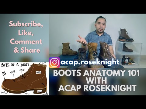 Mari Belajar Tentang Anatomi Boots (Bersama Acap Roseknight)