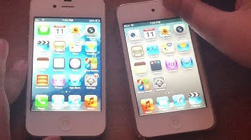 iPhone 4 iOS 6.1.3 vs. iPod Touch 4 iOS 6.1.6 Speedtest