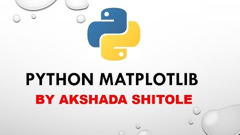Matplotlib Python Part 2