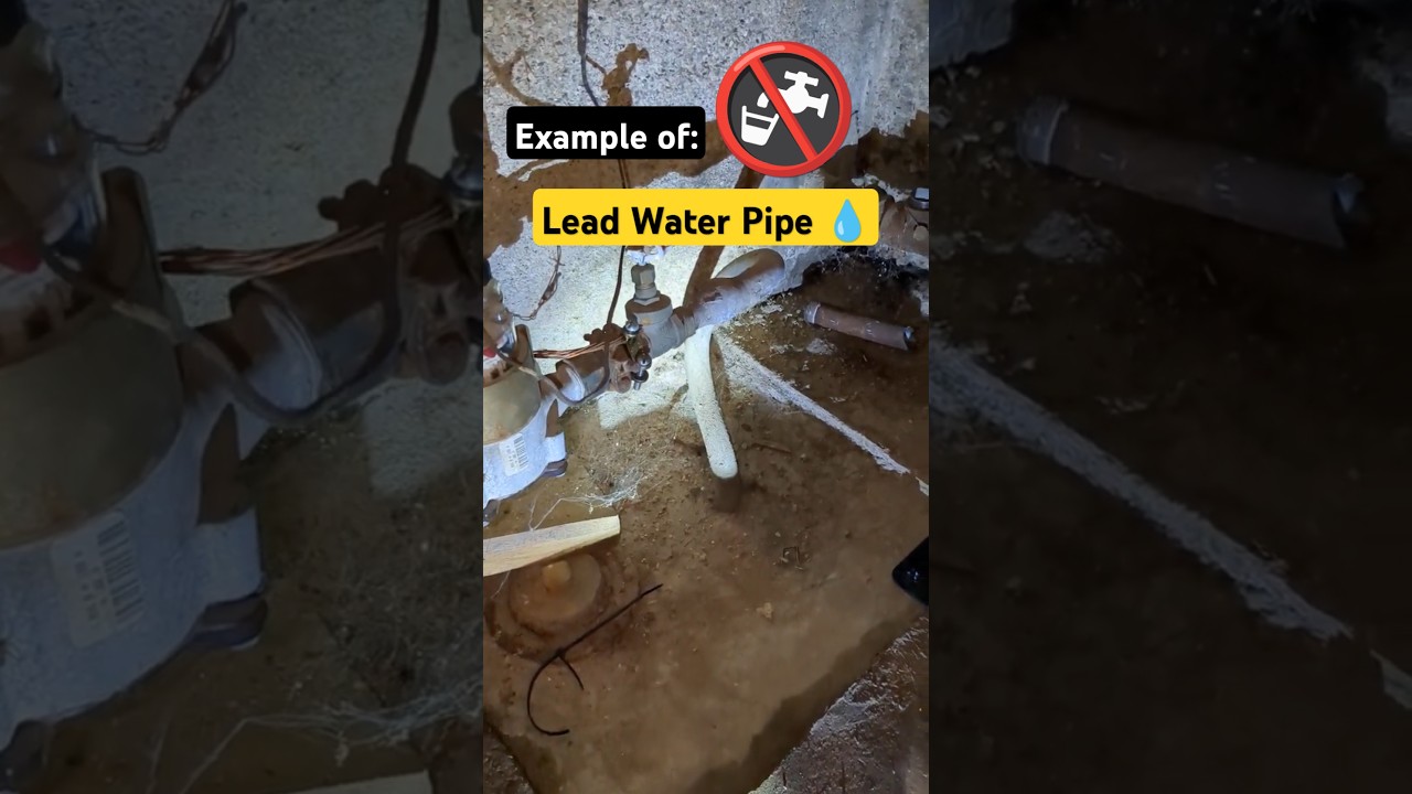 🚱💧Lead pipe water supply 