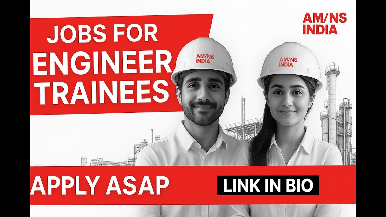 AMNS India Engineer Trainee Program 2025 Freshers Apply Now No GATE 
