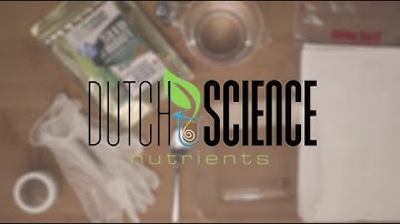 Dutch Science Nutrients: Seed and Root Starter Germination Video Using Paper Towel Method