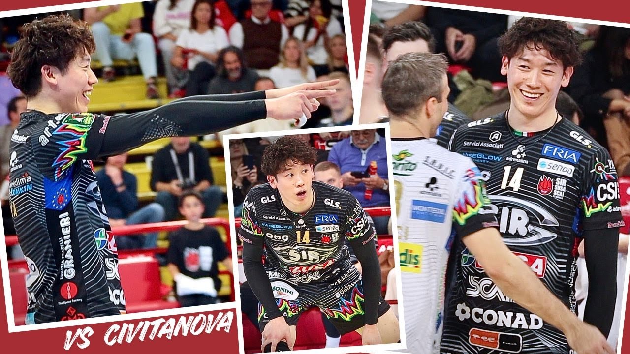 爽やかな貫禄✨コートの中の石川祐希 選手🔥激闘のCivitanova戦🔥