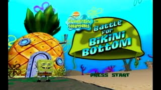 SpongeBob SquarePants: Battle for Bikini Bottom Title Screen (PC, PS2, Xbox, GameCube) screenshot 3