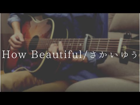 How Beautiful / さかいゆう、土岐麻子  【ギター弾き語りカバー】