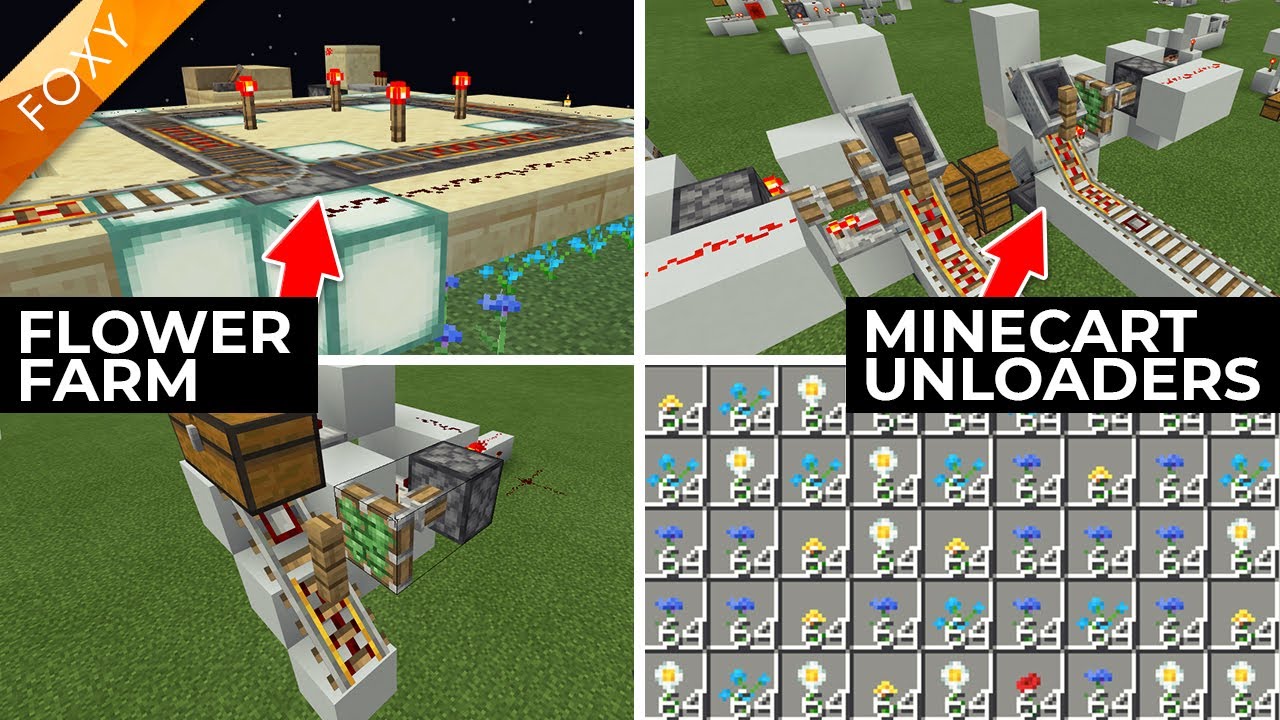 AFK FLOWER FARM | Super Chunk Block [8] | Modded Minecraft Bedrock Edition 1.14 SMP