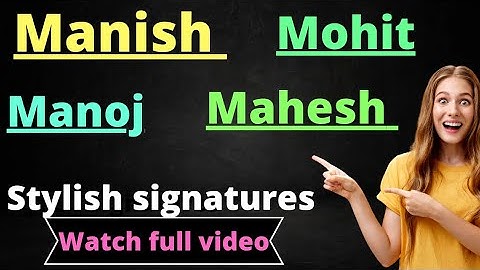 M name signature style #handwritingbysultan #signature #signaturestyles