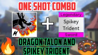 Combo Oneshot With Dark,Dragon Talon And Spikey Trident