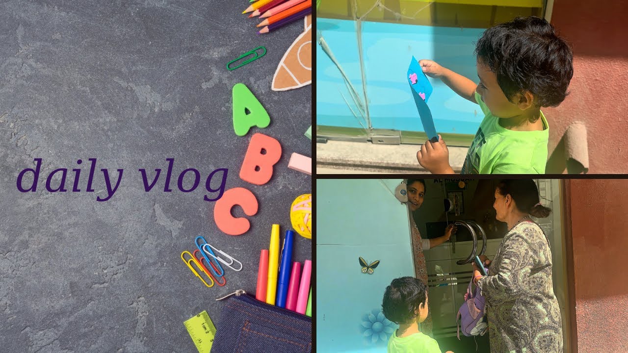 Advik lai Lina School jadai |Dubai aako 1 month paxi Room bahira niske ma|❤️✌🏻