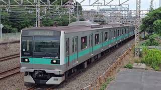 【常磐線】1322K E233系2000番台マト9編成 我孫子~北柏 走行シーン