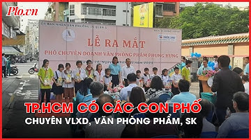 TP.HCM có phố chuyên doanh vật liệu xây dựng, văn phòng phẩm, sức khỏe - PLO
